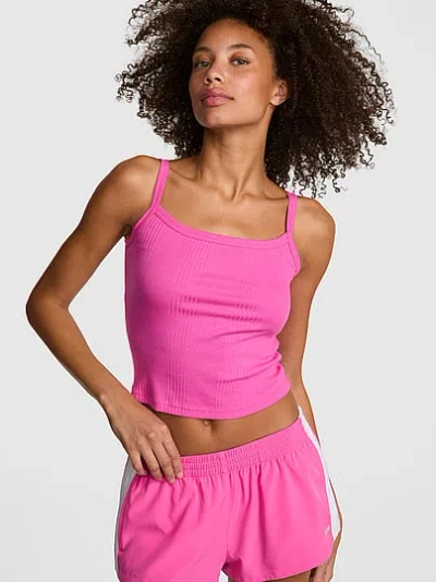 Pink Multi Rib Cami In
