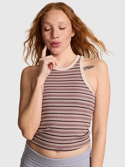 Pink Multi Rib Tank Top
