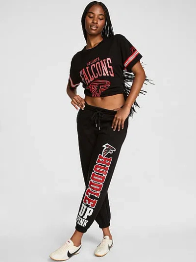 Pink Nfl Collection Campus Fleece™ Bling Sweatpants In Black