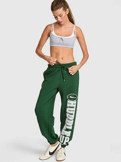 Pink Nfl Collection Campus Fleece™ Bling Sweatpants In Green