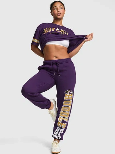 Pink Nfl Collection Campus Fleece™ Bling Sweatpants In Purple