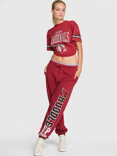 Pink Nfl Collection Campus Fleece™ Bling Sweatpants In Red