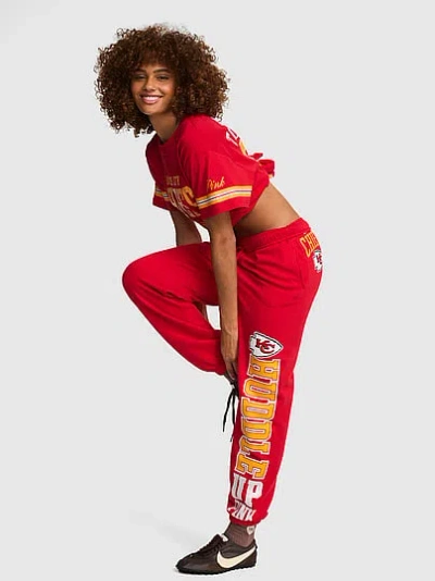 Pink Nfl Collection Campus Fleece™ Bling Sweatpants In Red