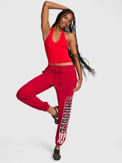 Pink Nfl Collection Campus Fleece™ Bling Sweatpants In Red