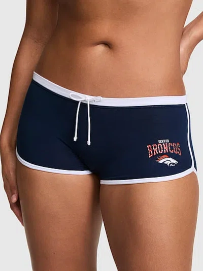 Pink Nfl Collection Cotton Dorm Bling Boyshort In Blue