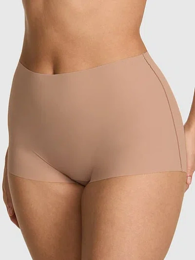 Pink No-show Boyshort Panty In Brown