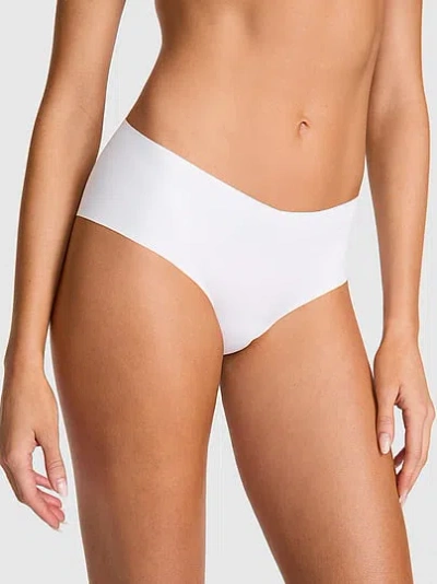 Pink No-show Cheeky Panty In White