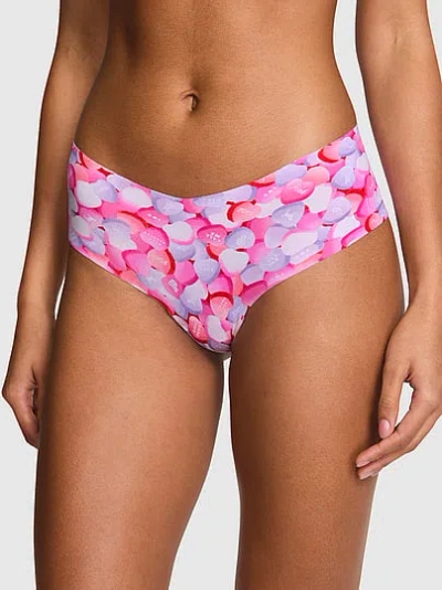 Pink No-show Cheeky Panty In Multi