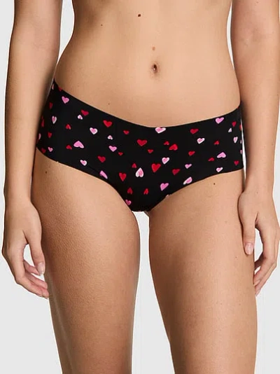 Pink No-show Cheeky Panty In Black