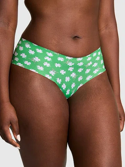 Pink No-show Cheeky Panty In Green