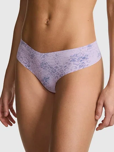 Pink No-show Cheeky Panty In Purple