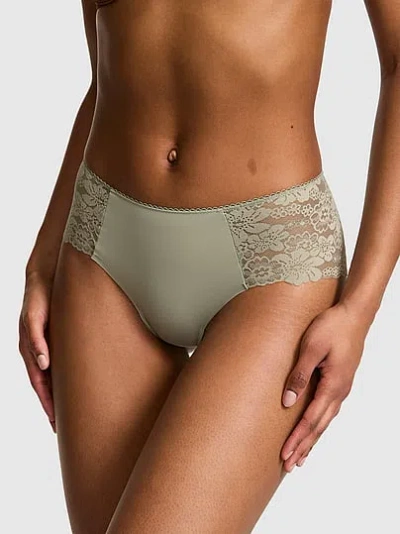 Pink No-show Cheeky Panty In Pattern