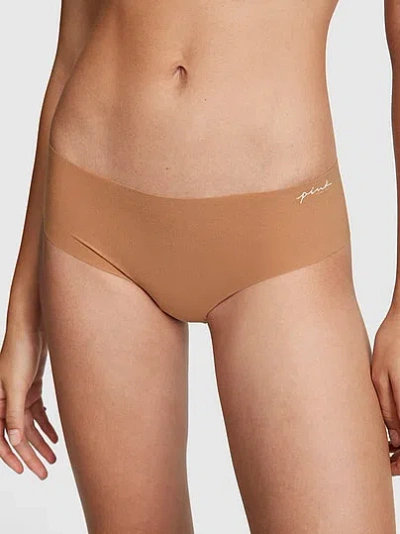 Pink No-show Cheeky Panty In Brown