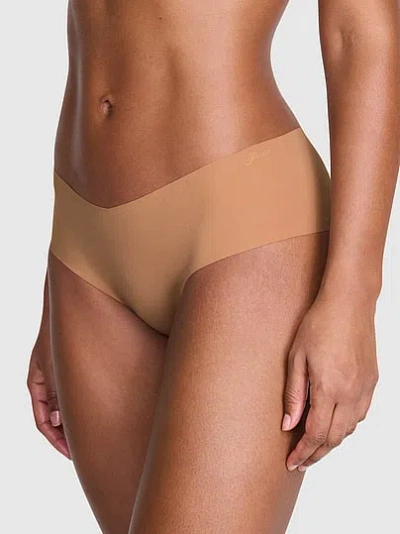 Pink No-show Cheeky Panty In Brown