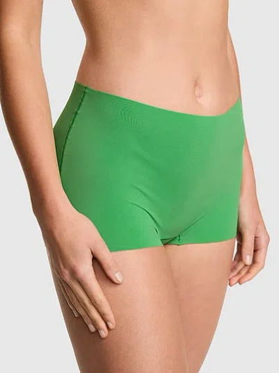 Pink No-show Midrise Boyshort Panty In Green