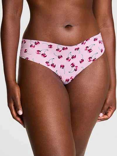 Pink No-show Thong Panty In Multi