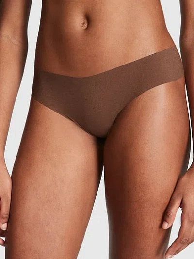 Pink No-show Thong Panty In Brown