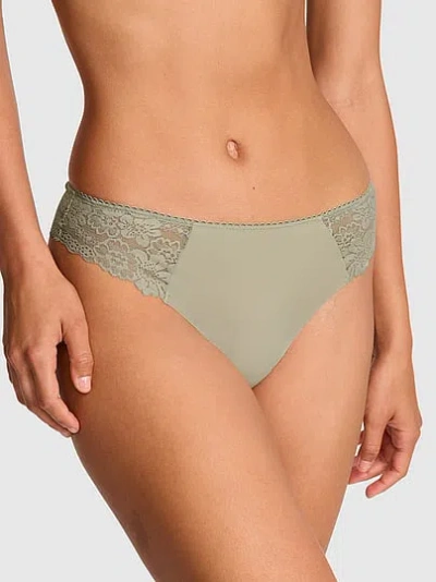 Pink No-show Thong Panty In