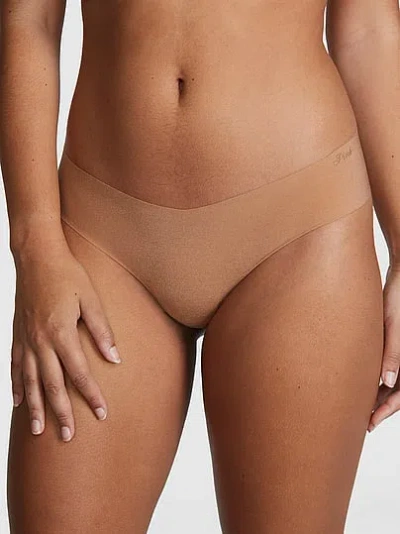 Pink No-show Thong Panty In Neutral
