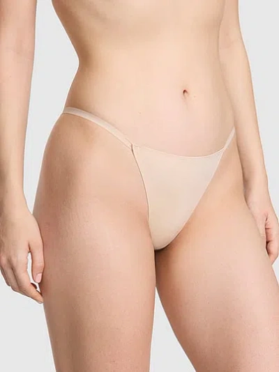 Pink No-show V-string Panty In Neutral