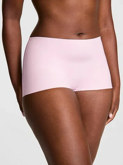 Pink No-show Boyshort Panty In