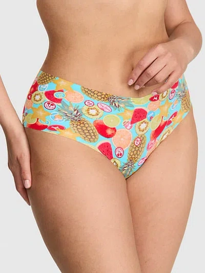 Pink No-show Cheeky Panty In Multi