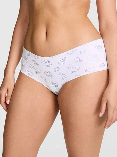 Pink No-show Hiphugger Panty In Animal Print