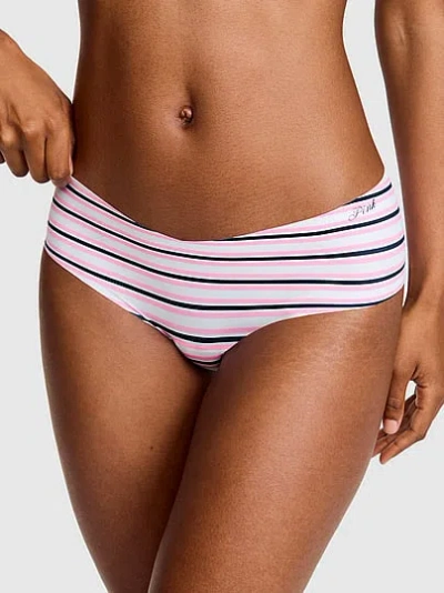 Pink No-show Hiphugger Panty In Print