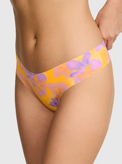 Pink No-show Thong Panty In Multi