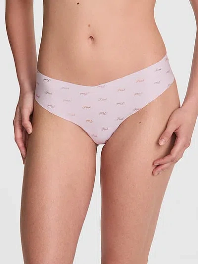 Pink No-show Thong Panty In Neutral