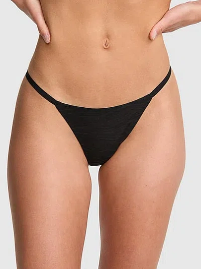 Pink No-show V-string Panty In Multi