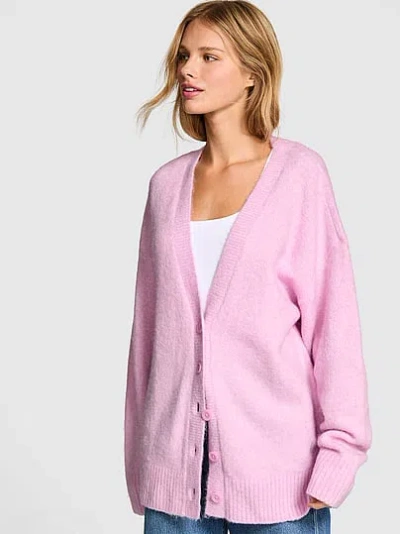 Pink Not Your Boyfriend's Oversized Cardigangan In Purple