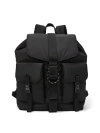 Pink Nylon Cargo Backpack In Black