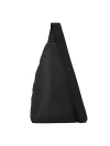 Pink Nylon Sling Backpack In Black
