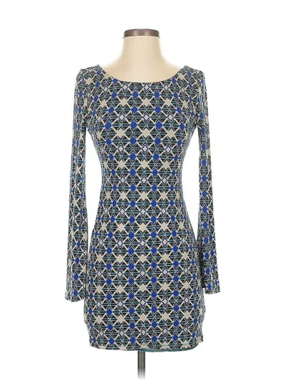 Pre-owned Pink Owl Casual Dress In Blue