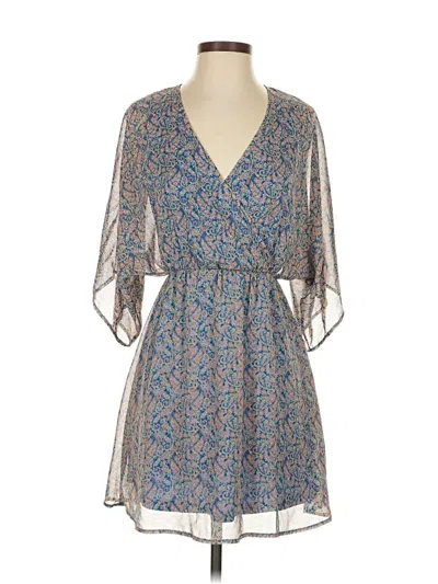 Pre-owned Pink Owl Casual Dress In Blue