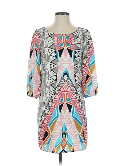 Pre-owned Pink Owl Casual Dress In Gray