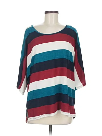 Pre-owned Pink Owl Poncho In Blue