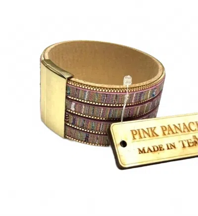 Pink Panache Women's Shades Of Cuff Bracelet In Pink In Multi