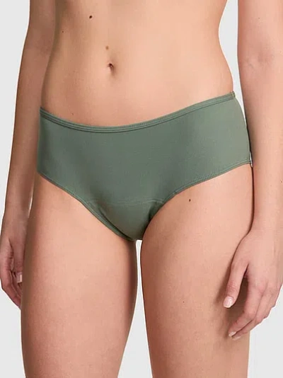 Pink Period Panty Hiphugger In Green