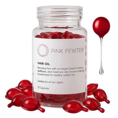 Pink Pewter Lightweight Hair Oil Capsules