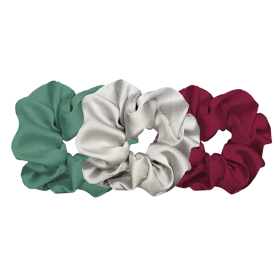Pink Pewter Luxe Plush Scrunchies - Italiano