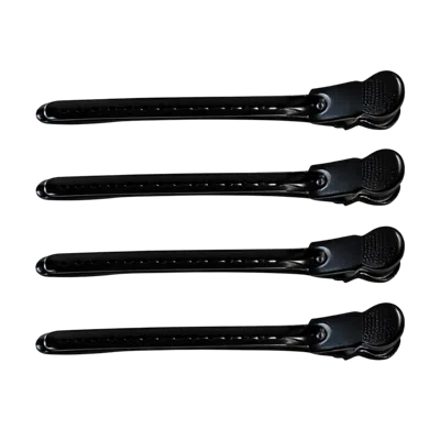 Pink Pewter Professional Metal Sectioning Clips - Black