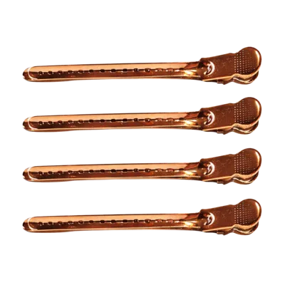 Pink Pewter Professional Metal Sectioning Clips - Rose Gold