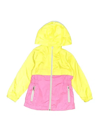 Pre-owned Pink Platinum Kids' Raincoat In Yellow