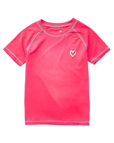Pink Platinum Rashguard Cover-up In Multi