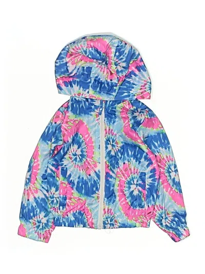 Pre-owned Pink Platinum Kids' Snow Jacket In Blue