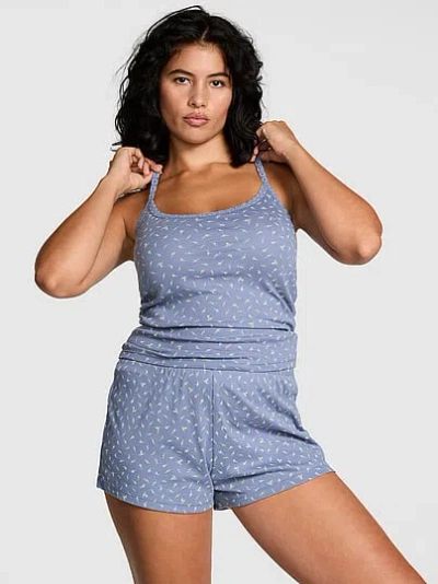 Pink Pretty Perfect Cami In Blue