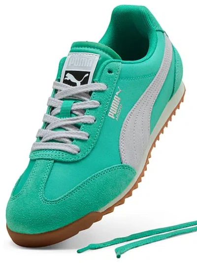 Pink Puma Arizona Nylon Sneakers In Green