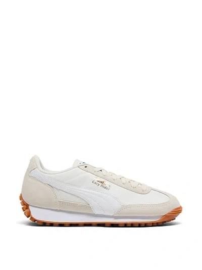 Pink Puma Easy Rider Vintage Sneaker In White
